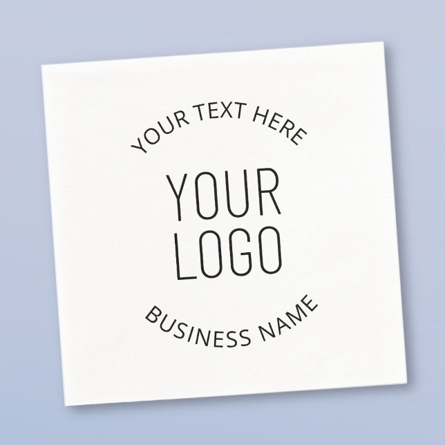 Servilleta De Papel Su logotipo comercial y mensaje de Personalizable (Subido por el creador)