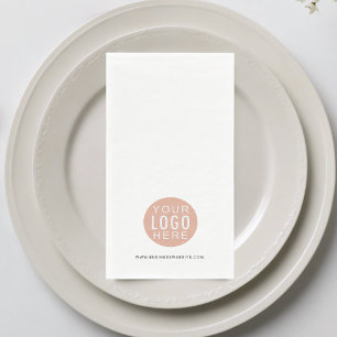 Servilleta De Papel Su logotipo comercial y Personalizado de sitio web