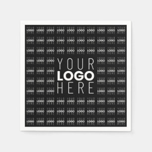 Servilleta De Papel Su logotipo o imagen con patrón de mosaico, logoti