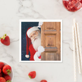 Servilleta De Papel Su nombre navideño de Santa Merry