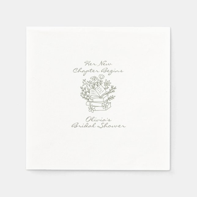 Servilleta De Papel Su Nuevo Capítulo Comienza Invitación de Despedida (Anverso)