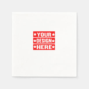 Servilleta De Papel Su Personalizado de diseño aquí