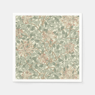 Servilleta De Papel Suave Verde Vintage William Morris Madreselva
