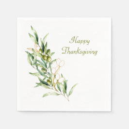 Servilleta De Papel Subdivisión Olive de color agua