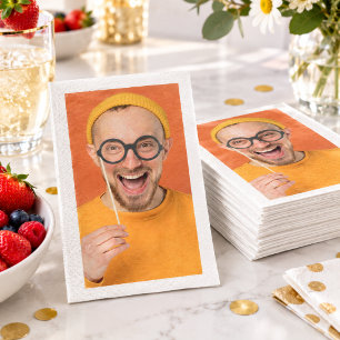 Servilleta De Papel Sube tu foto divertida Selfie Foto
