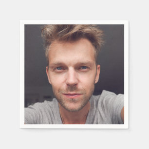 Servilleta De Papel Subir foto de selfie Servilletas divertidas para