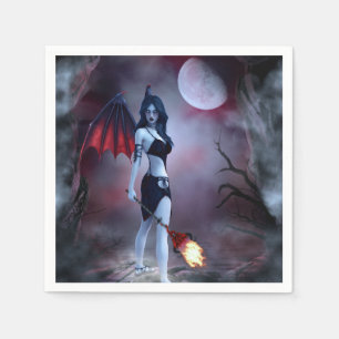 Servilleta De Papel Succubus de fuego lunar