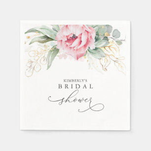 Servilleta De Papel Suculentas Verde Elegante Ducha Nupcial / de Bebe 