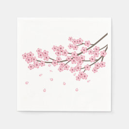 Servilleta De Papel Sucursal japonesa de cerezo Sakura