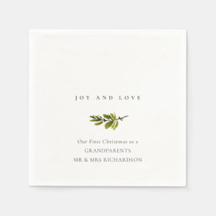 Servilleta De Papel Sucursal Pino Mínima Nuestra Primera Alegría Y A