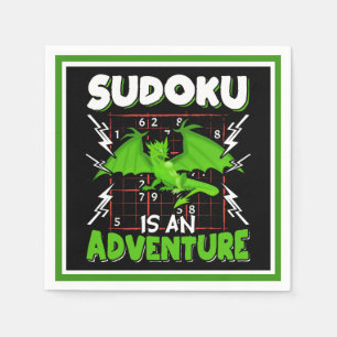 Servilleta De Papel Sudoku es un amante del rompecabezas aventurero