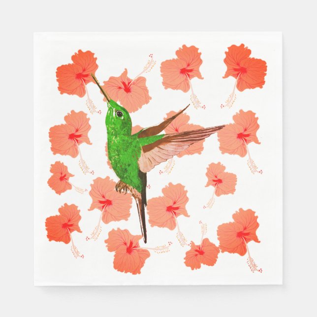Servilleta De Papel Sueño de Hummingbirds (Anverso)