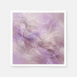 Servilleta De Papel Sueño de Lavanda Remolino Lila Malva Lavanda