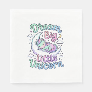 Servilleta De Papel Sueño de Unicornio Regalo de Unicornio Pequeño Vec