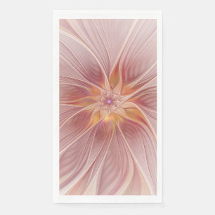 Servilleta De Papel Sueño floral abstracto de fractal de arte de flor