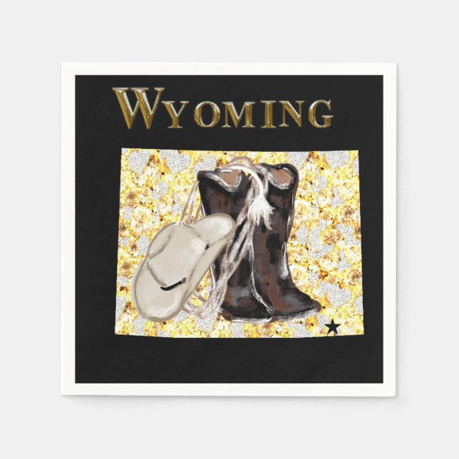 SERVILLETA DE PAPEL SUEÑO WYOMING (Anverso)