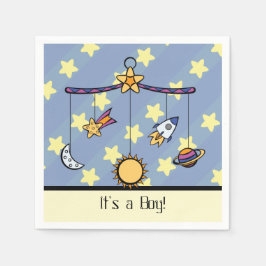 Servilleta De Papel Sueños de servilletas Baby Shower para móviles esp