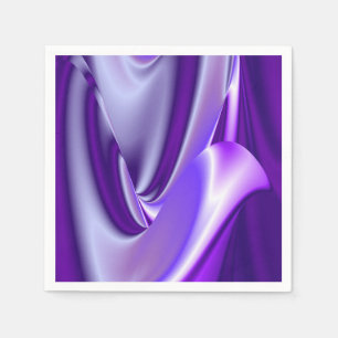 Servilleta De Papel Sueños del arcoiris de flores moradas