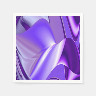 Servilleta De Papel Sueños del arcoiris de flores moradas