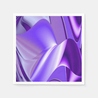 Servilleta De Papel Sueños del arcoiris de flores moradas