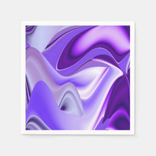 Servilleta De Papel Sueños del arcoiris de flores moradas