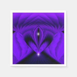 Servilleta De Papel Sueños del arcoiris morado, dos estrellas