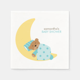Servilleta De Papel Sueños dulces de menta Dormir Oso de Teddy