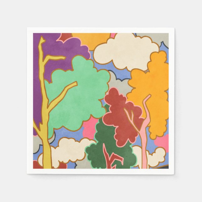 Servilleta De Papel Sueños nubosos (Anverso)