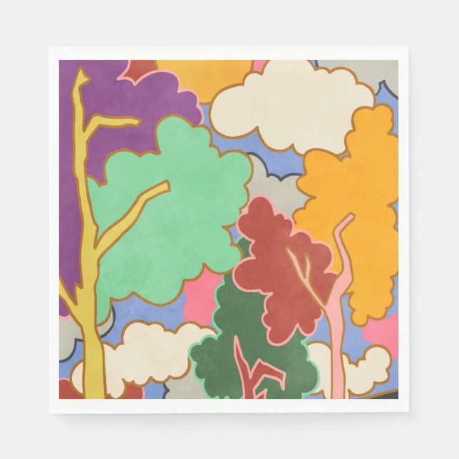 Servilleta De Papel Sueños nubosos (Anverso)