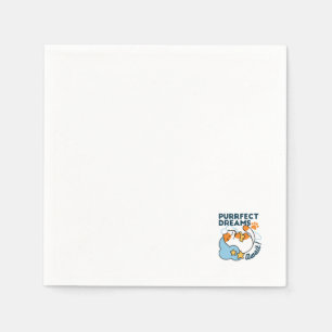 Servilleta De Papel Sueños Perfectos Esperan – Gatito Dormido Soñador
