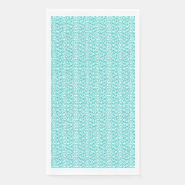 Servilleta De Papel Sueños Tropicales Y Esquemas Oceánicos (Anverso)