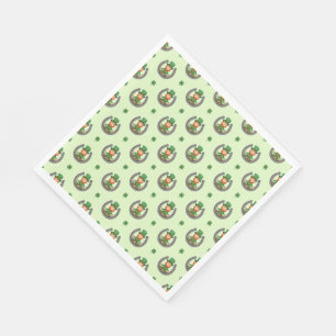 Servilleta De Papel Suerte Vibraciones Verdes
