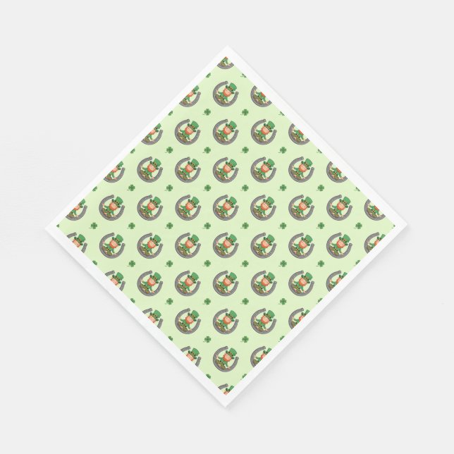 Servilleta De Papel Suerte Vibraciones Verdes (Esquina)