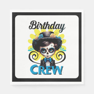 Servilleta De Papel Sugar Skull Birthday Boy