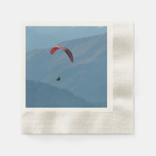 Servilleta De Papel Suiza Parapente 🏔️ Papel de aventura