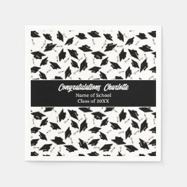 Servilleta De Papel Suministros de Fiesta de capas blancas negras de g