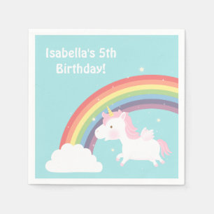 Servilleta De Papel Suministros de fiesta de cumpleaños para niñas con