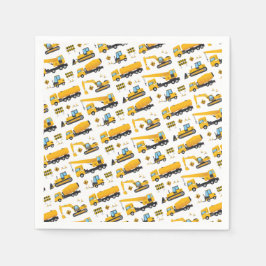 Servilleta De Papel Suministros de Fiesta de vehículos de construcción