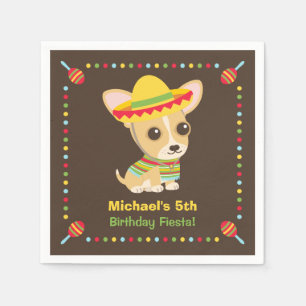 Servilleta De Papel Suministros para Fiesta de Niños Mexicanos Chihuah