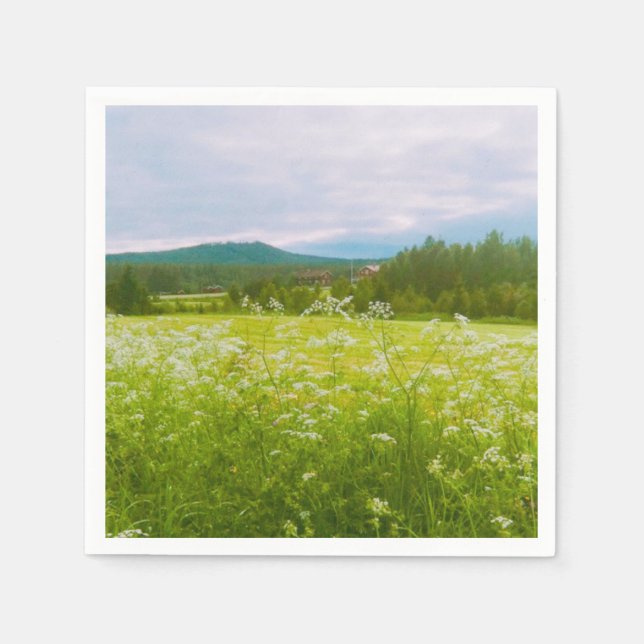 Servilleta De Papel Summer in Hälsingland - Helsingia  (Anverso)