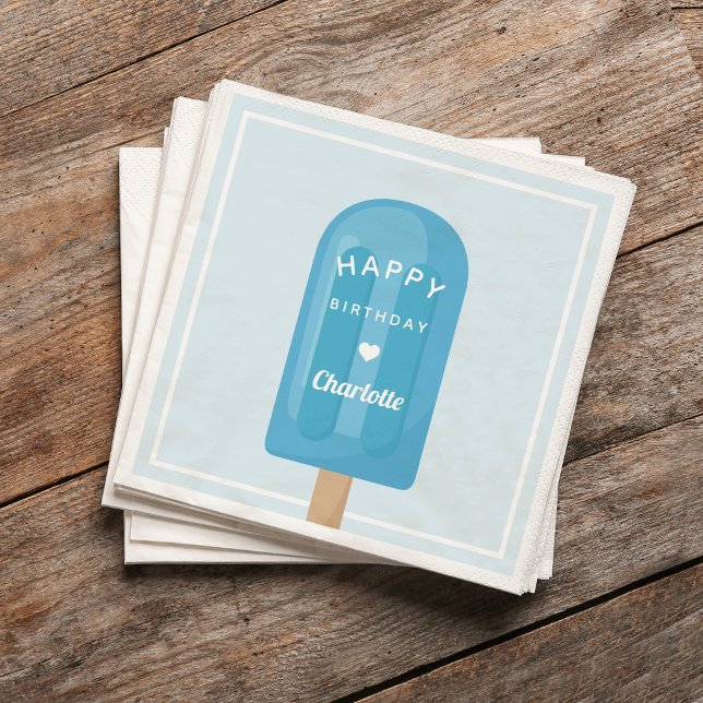 Servilleta De Papel Summer Popsicle Kids Fiesta de cumpleaños (Subido por el creador)