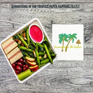 Servilleta De Papel Summering In the Tropics