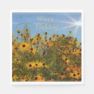 Servilleta De Papel Summertime Black Eyed-Susans