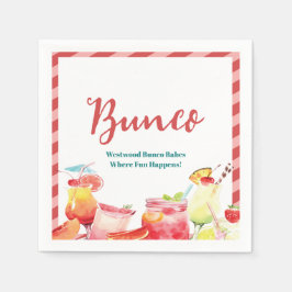 Servilleta De Papel Summertime Fun Neighborhood Bunco
