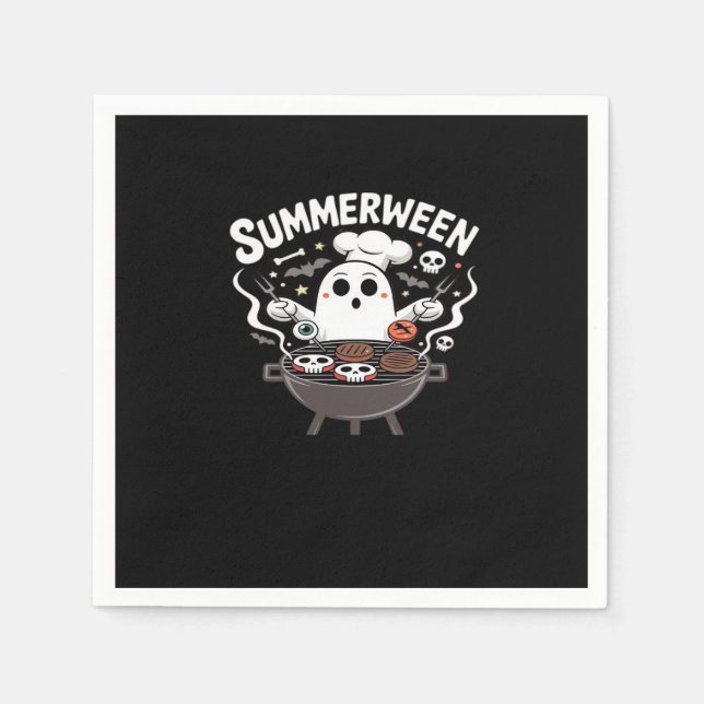 Servilleta De Papel Summerween BBBQ Funny (Anverso)