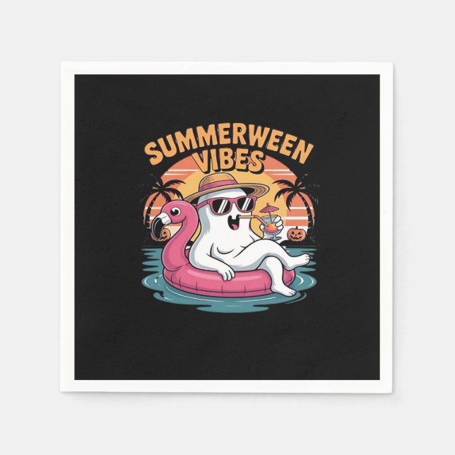 Servilleta De Papel Summerween - Summerween Boo - Vibes Summerween - S (Anverso)
