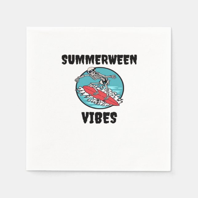 Servilleta De Papel Summerween Vibes sobredimensionado (Anverso)