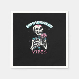 Servilleta De Papel Summerween Vibes Spooky Summer Pumpkin Classic