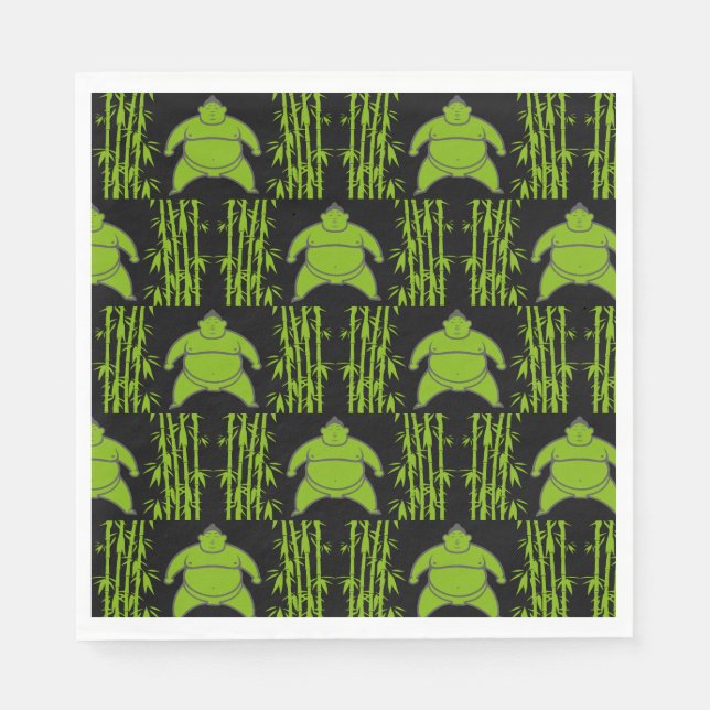 Servilleta De Papel Sumo Wrestler (Anverso)