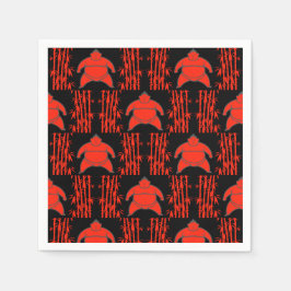 Servilleta De Papel Sumo Wrestler